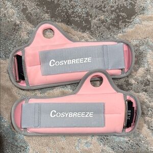 Cosybreeze Pink and Gray Ankle Weights